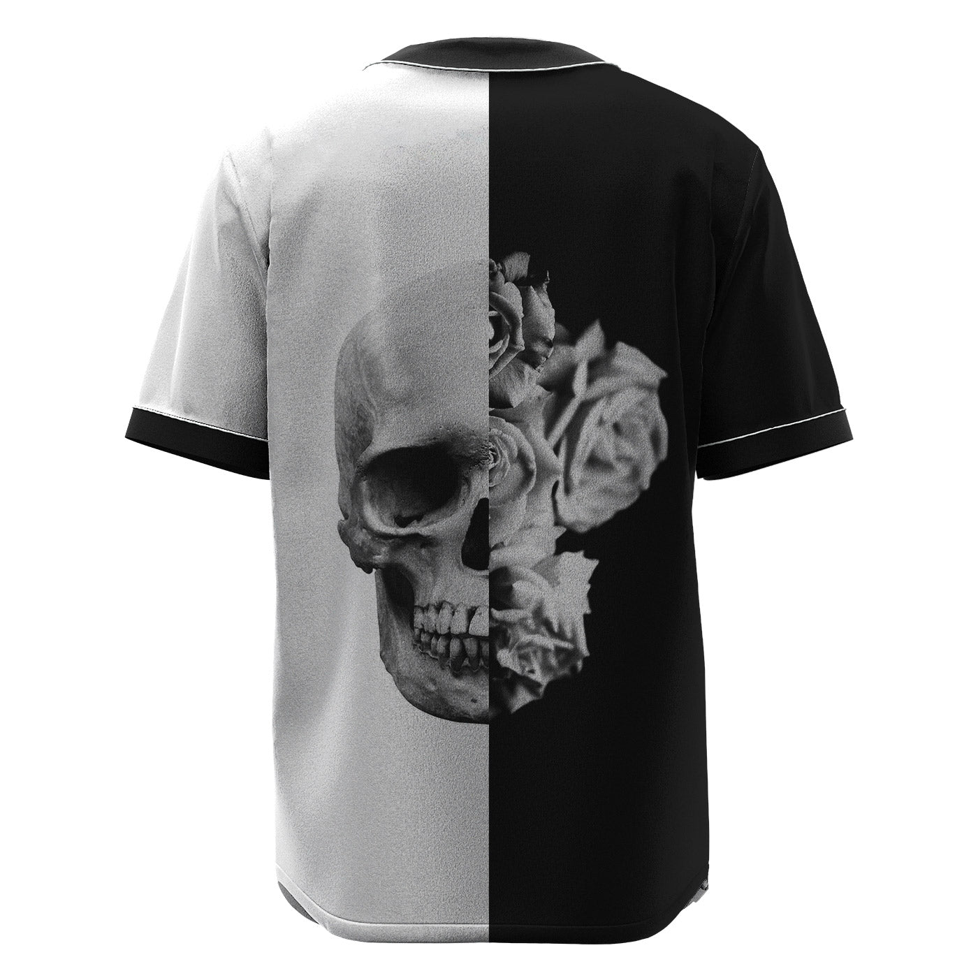 Black & White Skull Jersey